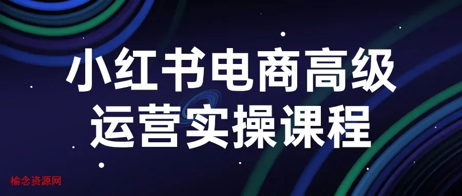 小红书电商高级运营实操课程-榆念资源网